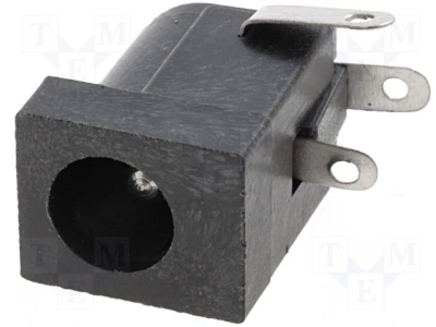 Гнездо за захранване PC-GK2.1 Гнездо; захранващ DC; мъжки; 5,5/2,1mm; 5,5mm; 2,1mm; THT